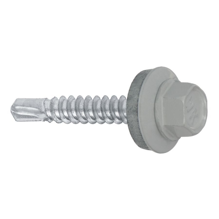 Farmářský šroub s podl. do oceli ≤3 mm RAL 9006 4,8X25 (250ks)